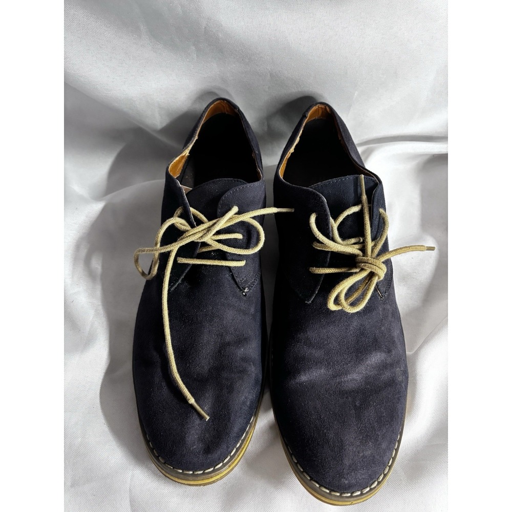 H&M Blue Suede Dresss‎ Shoes Men Size 10.5 - Picture 5 of 6